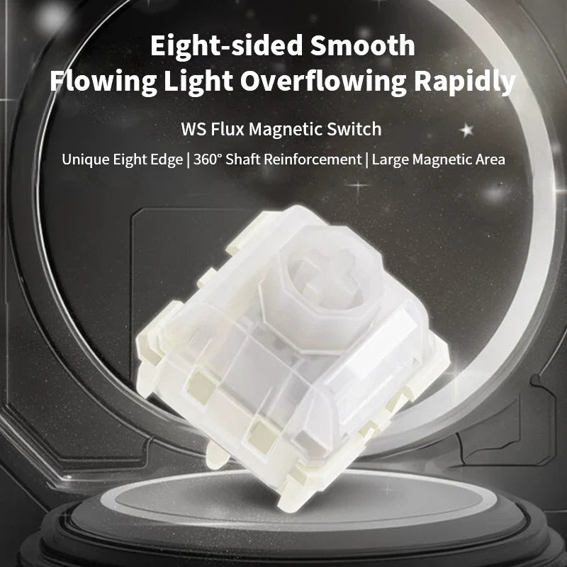 WuqueStudio WS Flux 35gf Magnetic Linear Hall Effect Switch Mechanical Keyboard Switch Qme