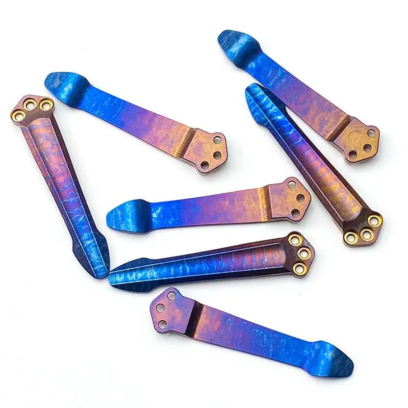 Titanium Alloy Pocket Clip for Benchmade Bugout 940 Emerson ProTech Knife Pocket Clip Qst