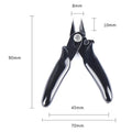 Diagonal Mini Wire Cutter Pliers – Precision Cable Cutting Tool Diagonal Wire Cutter Qme Black 1PC