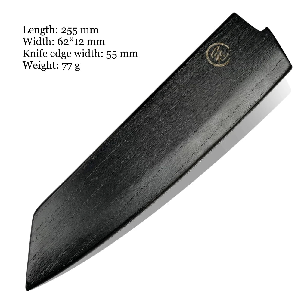 Wooden Knife Saya Sheath – Gyuto Santoku Nakiri Kiritsuke Knife Saya Sheath Qst for kiritsuke knife