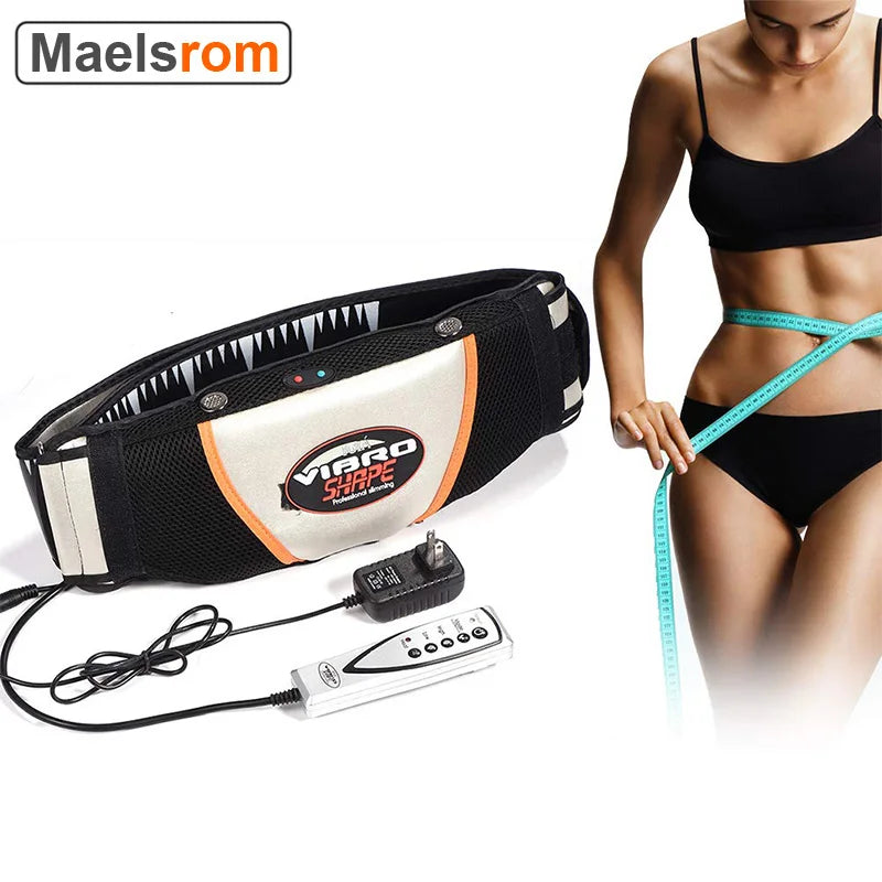 Vibrating Waist Massager Heating Belt – Belly Toning Wrap Waist Massager Belt Qst