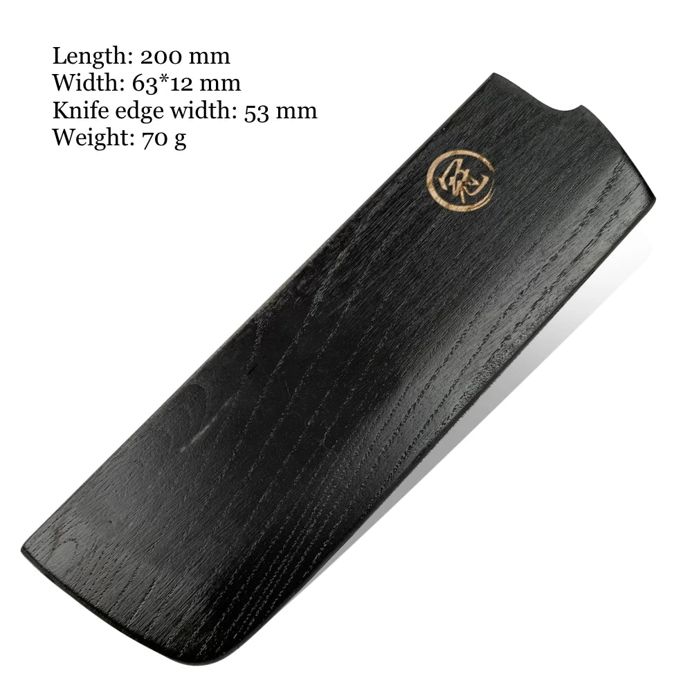 Wooden Knife Saya Sheath – Gyuto Santoku Nakiri Kiritsuke Knife Saya Sheath Qst for nakiri knife